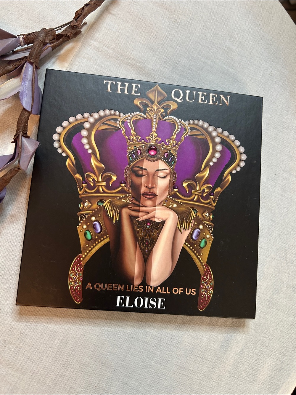 The Queen Eyeshadow Palette — Purple & Gold Tones